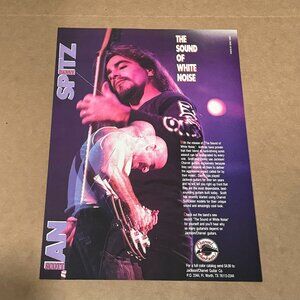 Danny Spitz & Scott Ian of Anthrax - Charvel Jackson Guitars - 1994 Print Ad